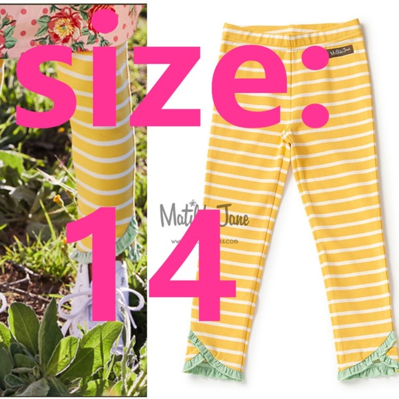 Matilda Jane Other - NEW Matilda Jane  My Only Sunshine Legging size 14